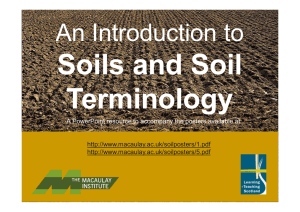 Microsoft PowerPoint - An introduction to soils, soil formation and