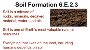 Soil Formation 6.E.2.3
