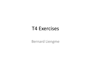 T4 Exercises