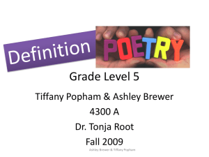 Definition Poetry Grade Level ??
