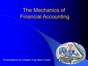 The Measurement Fundamentals of Financial Accounting