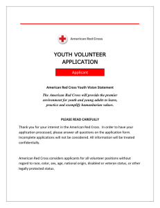 youth volunteer application