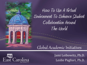 How to use a virtual environment to enhance student collaboration