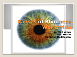 Causes of Blindness Worldwide