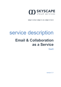 Email and Collaboration as a Service