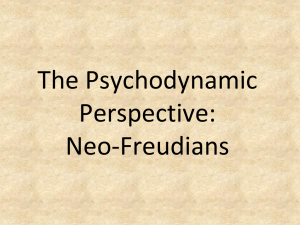 The Psychodynamic Perspective: Neo