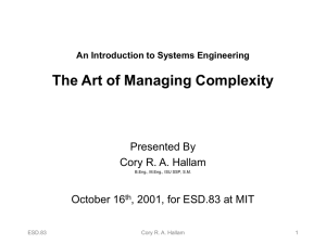 Systems Engineering