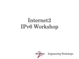 IPv6 - Internet2 Wiki