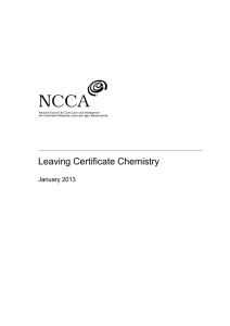 Leaving Certificate Chemistry