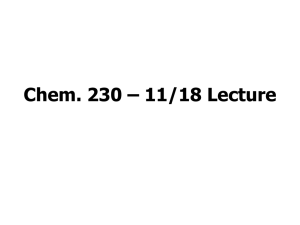 Nov. 18 Lecture Notes