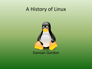 A History of Linux