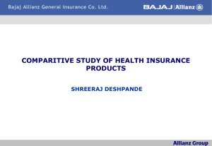 A Global Comparative Study of Health Insurance Products
