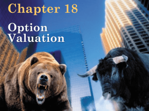 Chapter 18: Option Valuation