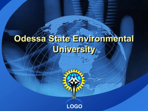 OSENU Presentation - Regional Environmental Problems