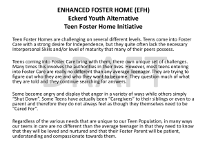 ENHANCED FOSTER HOME - Quality Parenting Initiative Florida