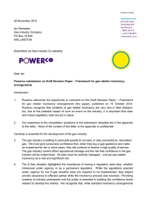 20141126 Powerco submisson on retailer insolvency framework VF