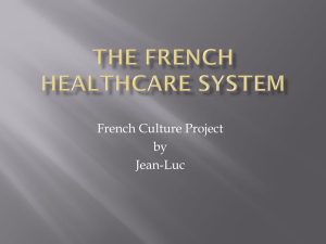 The French Healthcare System