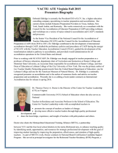 Speakers-Bio - Virginia Association of Colleges for Teacher Education