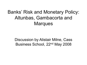 Odesanmi and Wolfe: Revenue diversification and insolvency risk