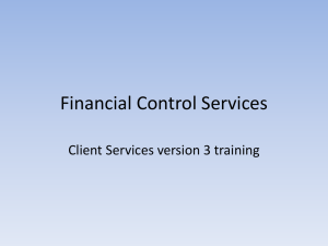Client Services Training