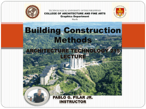 Building Construction Methods