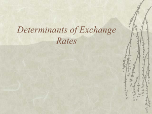 Real Exchange Rates