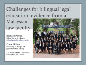 Vernacularisation and lexical innovation in postcolonial Asian law