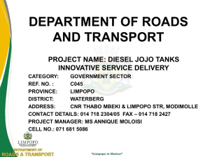 Diesel Jojo Tank Project