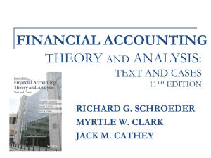 ACCOUNTING THEORY: TEXT AND READINGS