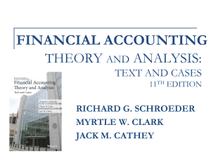 accounting theory: text and readings