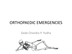 orthopaedic emergencies