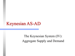 Keynesian AS-AD