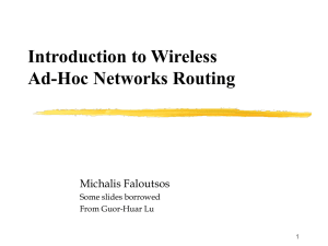 Introduction to Wireless Ad