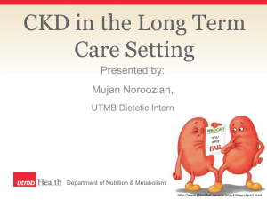 Chronic Kidney Disease Presentation