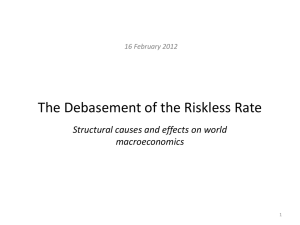 The Debasement of the Riskless Rate