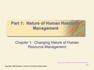 Human Resource Management 1CE