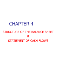 I. Classification Criteria and Measurement Conventions for Balance