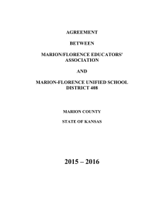 2015-2016 Negotiated Agreement - Marion