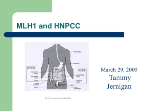 MLH1 and HNPCC Hereditary Non