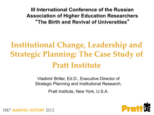 Vladimir Briller Presentation (Pratt Institute)