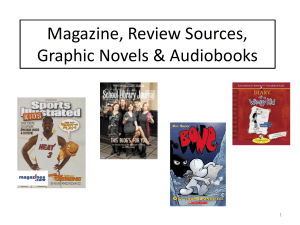 Magazine, Review Sources, Graphic Novels