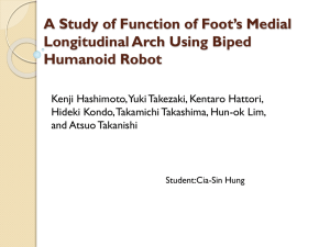 A Study of Function of Foot's Medial Longitudinal Arch