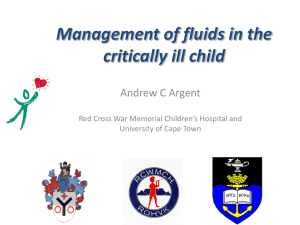 Fluid management in the critically ill - Vula