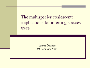 implications for inferring species trees