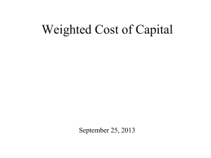 Cost of Capital (ppt version)