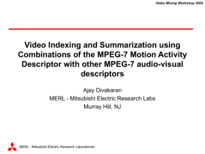 An Overview of MPEG-4 Object-Based Encoding Algorithms
