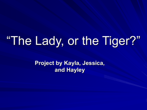 The Lady or the Tiger?”