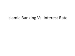 Islamic Banking Vs. Interest Rate
