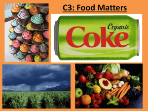 C3: Food Matters