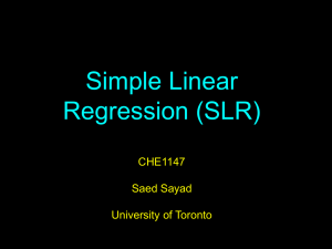 Regression - University of Toronto